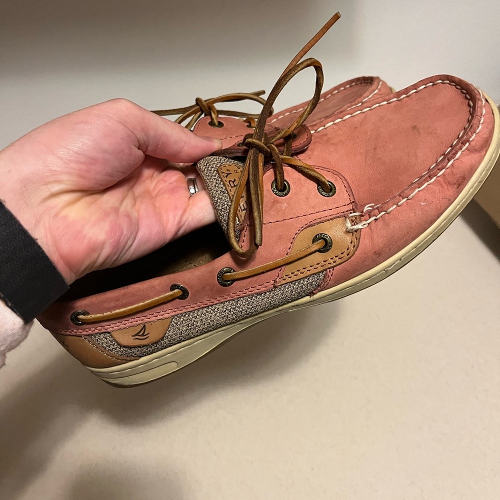 Sperry’s Womens pink Boat Shoes